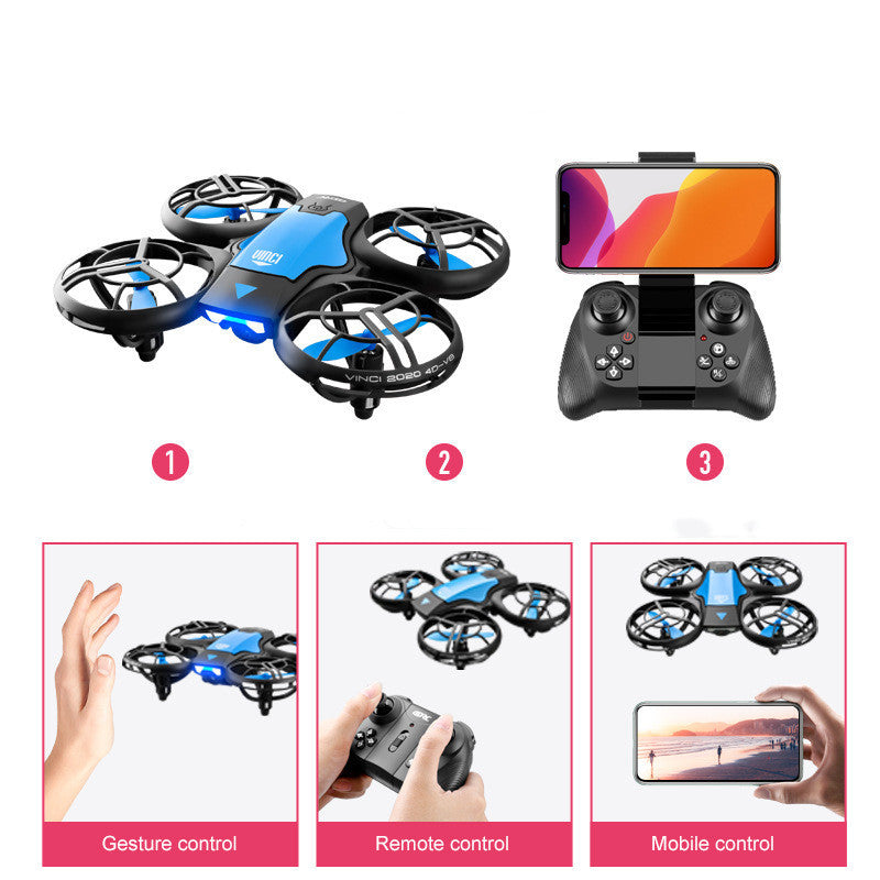 Mini RC Drone V8 - Gesture Control and HD Camera